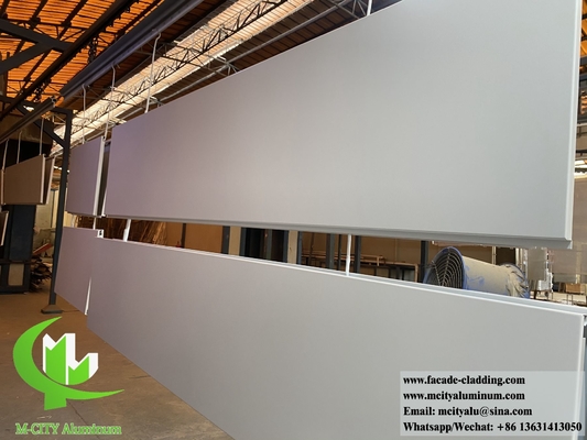 Revestimiento de paredes de metal Paneles de aluminio Sistema de fachada de metal arquitectónico Impermeable
