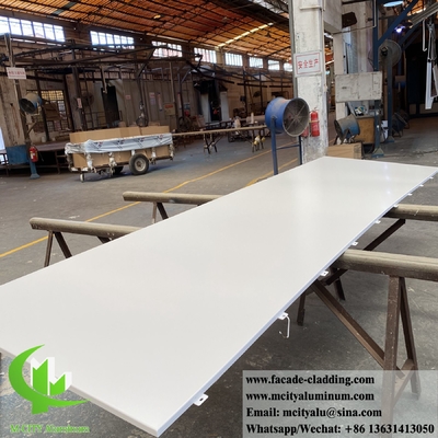 Panel de aluminio sólido revestimiento de paredes de metal paneles de fachada de 3 mm de espesor PVDF