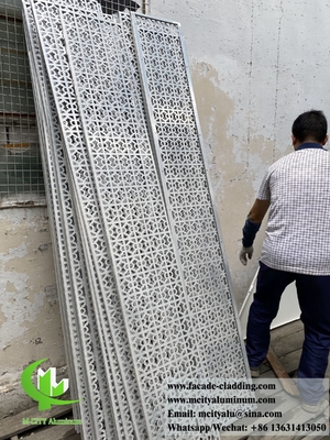 Panel de revestimiento de metal de chapa de aluminio Sistema de fachadas a prueba de fuego Antirruja Decoración exterior