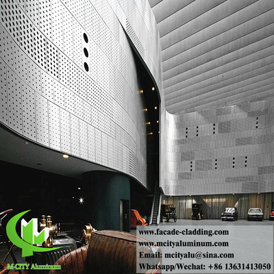 Plata de aluminio arquitectónico para revestimiento de paredes