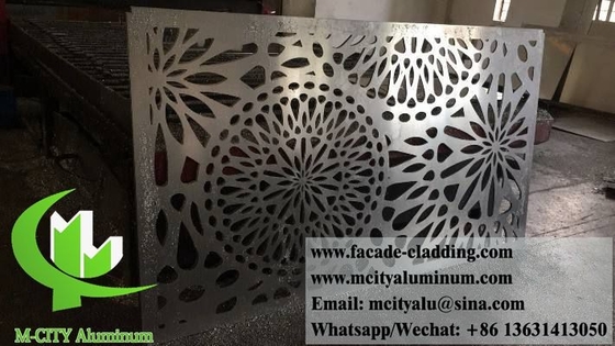 Pantallas decorativas de aluminio con revestimiento PVDF