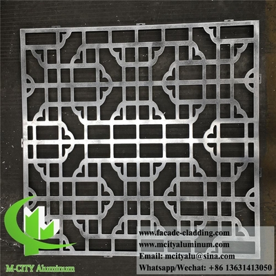 Panel de cercas decorativas para exteriores Panel de cercas decorativas para exteriores Hoja de aluminio para construcción
