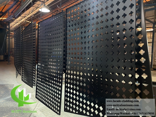 Arquitectónico paneles de pared de metal Diseño personalizado de aluminio Sistemas de fachada