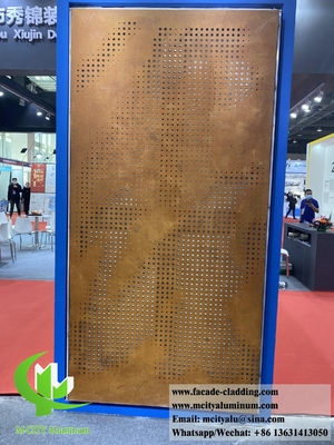 Cortar con láser las pantallas de privacidad de metal paneles de aluminio chapa de metal para divisores de habitaciones