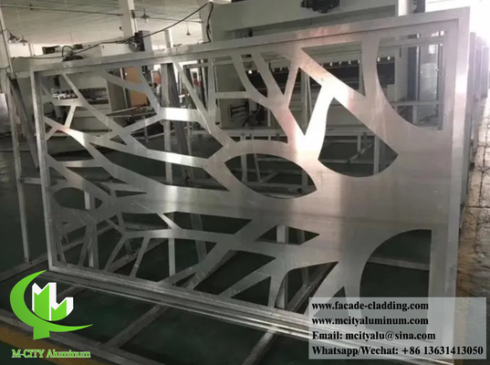 3D revestimiento de metal de aluminio sólido para la decoración interior de la pared