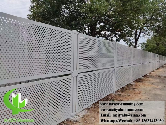 Perforación de chapa de metal de aluminio para vallas divisoras de salas de fachadas revestimiento de paredes