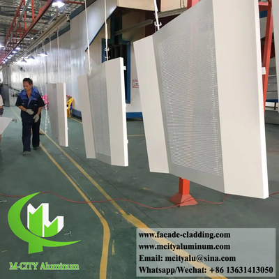Hojas metálicas para decoración de paredes materiales de revestimiento arquitectónico resistentes al fuego duraderos