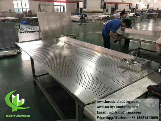 Panel de revestimiento metálico Hoja de aluminio PVDF revestimiento de escayola 20 años de garantía