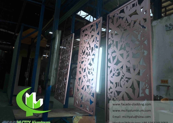 Proyectos de paneles de aluminio sólido con fachada de aluminio perforado anticorrosión