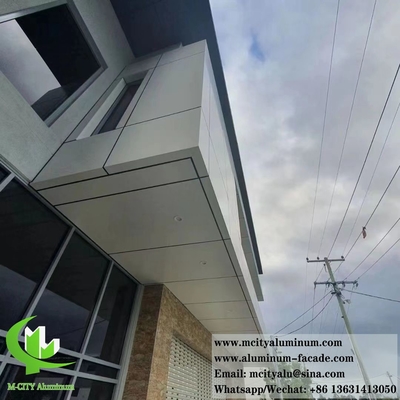 Revestimiento metálico arquitectónico para paredes para techos de aluminio sólido Materiales duraderos