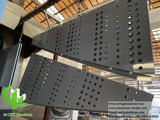 Facade perforada de aluminio 1100/3003 con método de instalación variable
