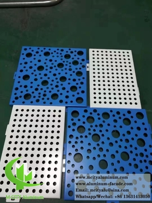 Arquitectónico Laser Cut Metal Screen Aluminio para la decoración de edificios fachada de techo