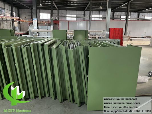 Buen precio Panel de Aluminio Perforado con Recubrimiento en Polvo 1200x2400mm Corte Láser CNC para Revestimiento de Fachadas en línea