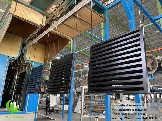 Buen precio Capa de aire acondicionado de aluminio perforado revestido con polvo y tapa de bomba de calor con tamaño personalizable para aplicaciones al aire libre en línea