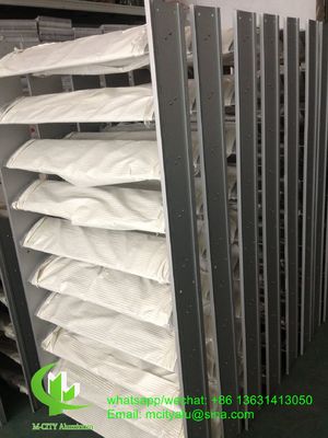 Buen precio Pólvora de aluminio recubierta con 6063-T5/T6 de aleación de aluminio en 100 mm a 600 mm Rango de tamaño para fachada y pared de cortina en línea