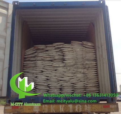 Buen precio Lama aerodinámica ovalada con recubrimiento en polvo de aluminio 6063-T5/T6 para muro cortina de fachada en línea