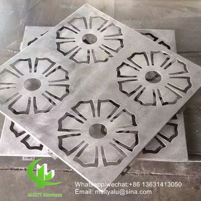 Buen precio Panel de fachada de aluminio con recubrimiento en polvo de 2,5 mm de grosor con patrones personalizados para decoración de muros cortina en línea