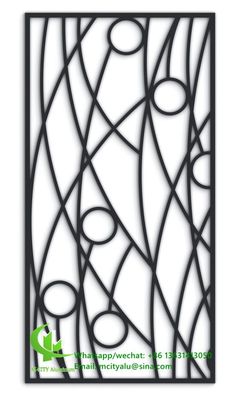 Buen precio Panel de pantalla cortado con láser de aleación de aluminio con acabado con recubrimiento en polvo en colores RAL personalizados para decoración de ventanas en línea