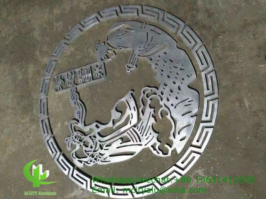 Buen precio Panel perforado de aluminio para decoración de pantallas con chapa metálica de 3 mm con máquina de corte por láser en línea