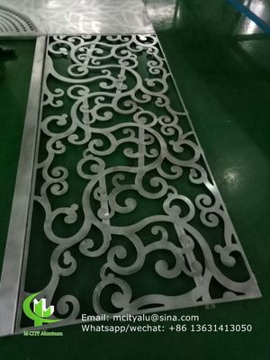 Buen precio Panel de fachada de aluminio con recubrimiento en polvo de 2,5 mm de grosor con patrones personalizados para decoración de muros cortina en línea