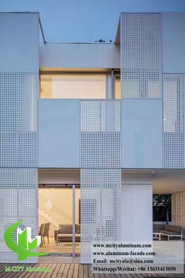 Buen precio Capa de aluminio perforado por CNC para revestimiento de paredes de fachada metálica en línea