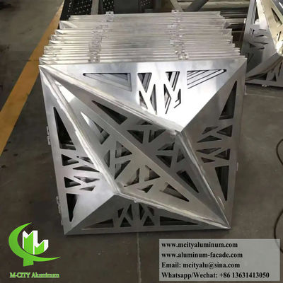 Buen precio Panel de revestimiento de aluminio 3d con patrón perforado de hoja de metal de 3 mm de espesor en línea