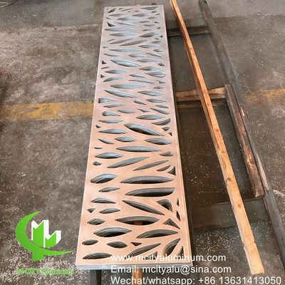 Buen precio panel de revestimiento de fachada con patrón de aluminio cubierta de edificio exterior para la decoración exterior de edificios en línea