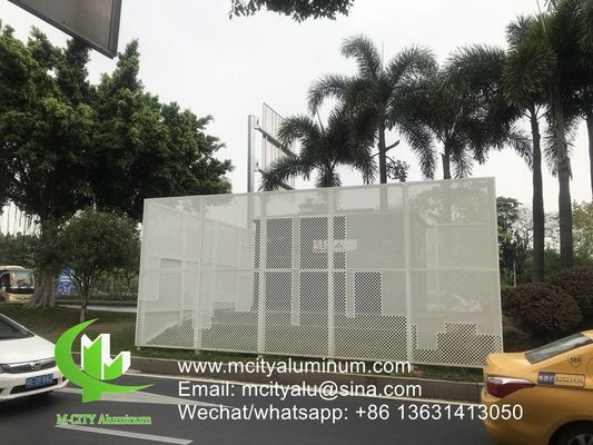 Buen precio hojas perforadas de aluminio para revestimiento de paredes de fachada, paneles de revestimiento de edificios exteriores para edificios o techos en línea