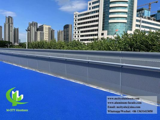 Buen precio Panel de fachada de aluminio perforado con pintura PVDF con diseños personalizables y 3 mm de espesor para decoración exterior en línea