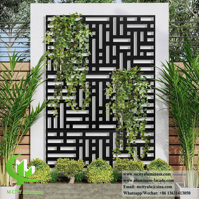 Buen precio Panel de aluminio cortado con láser y recubierto en polvo con patrones personalizables para revestimiento de fachadas en 1200x2400mm en línea