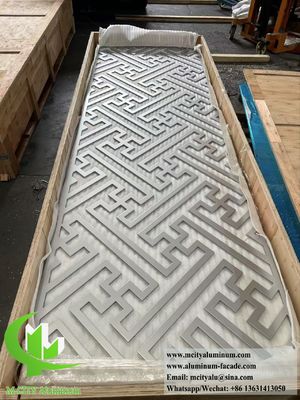 Buen precio Partición metálica de 10 mm con diseño de corte por láser en línea