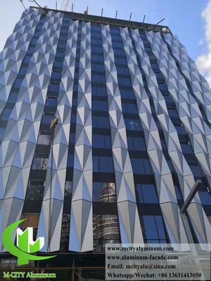 Buen precio Panel de pared de aluminio sólido recubierto en polvo con tamaño 1200x2400mm y diseño perforado para revestimiento de fachada en línea