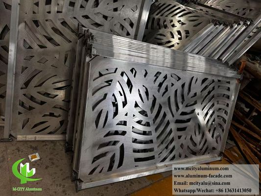 Buen precio Panel decorativo de aluminio recubierto en polvo con patrones personalizables y corte CNC para aplicaciones de cercas y ventanas en línea
