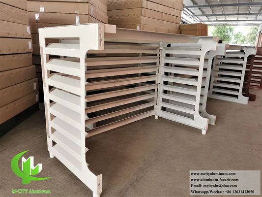 Buen precio Cubierta de aire acondicionado de aluminio con recubrimiento en polvo con tamaños personalizados y protección UV para unidades de CA exteriores en línea