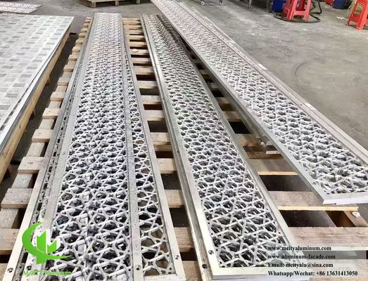 Buen precio Pantalla de aluminio cortada con láser, partición perforada de metal de 10 mm en línea