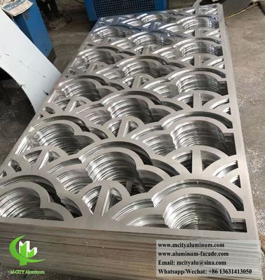 Buen precio Panel de Aluminio Cortado con Láser y Recubierto de PVDF con Patrones de Perforación Personalizados en Aleación de Aluminio Serie 3003 para Revestimiento de Fachadas en línea