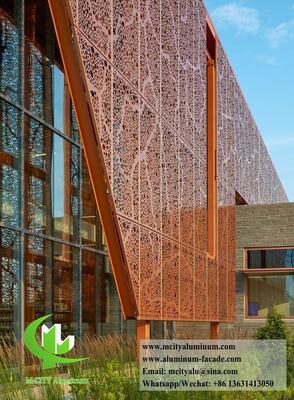 Buen precio Panel de revestimiento de fachada de aleación de aluminio 3003 de tamaño personalizado PVDF recubierto para soluciones de pared premium en línea