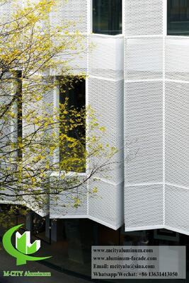 Buen precio Sistema de Fachada de Aleación de Aluminio 3003 con Recubrimiento PVDF de Tamaño Personalizado para Contratistas - Paneles Directos de Fábrica en línea