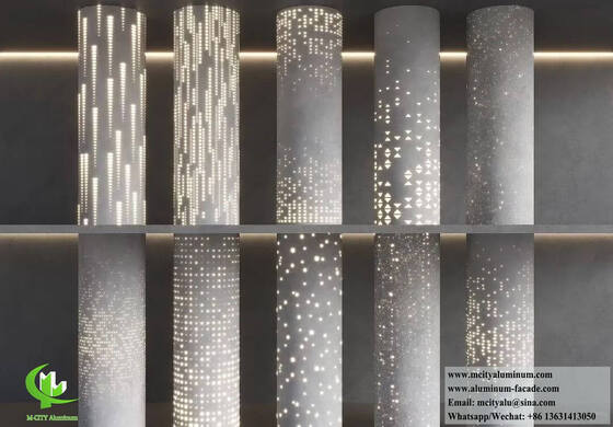 Buen precio Columnas de aluminio arquitectónicas para fachadas y estructuras exteriores en línea