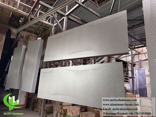 Buen precio Revestimiento y paneles de pantalla de fachada de aluminio perforado con gradiente personalizado en línea