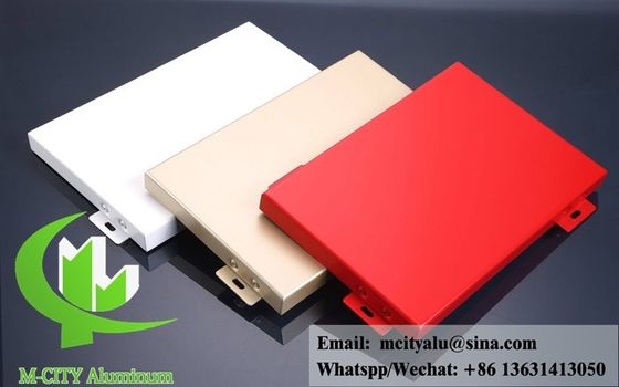 Buen precio Revestimiento en polvo de paneles de aluminio sólido para revestimiento de paredes de edificios en línea