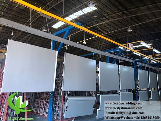 Buen precio Panel de aluminio sólido perforado revestido en polvo para revestimiento de fachadas en colores RAL personalizados en línea