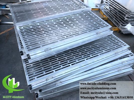 Buen precio Panel de fachada de aluminio perforado recubierto en polvo con colores RAL personalizables y espesor de 1,5 mm a 10 mm en línea