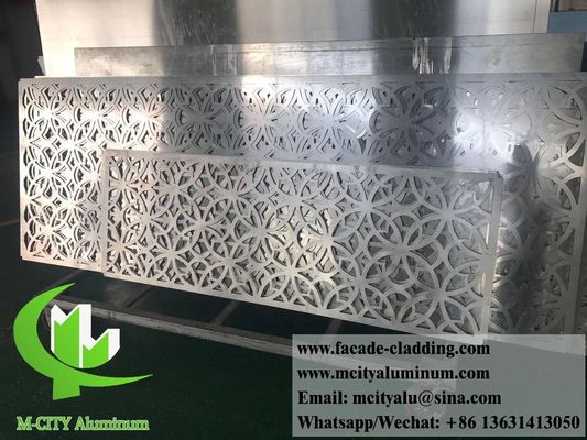 Buen precio Panel de fachada de aluminio perforado 3D personalizado con superficie recubierta en polvo en cualquier color RAL en línea