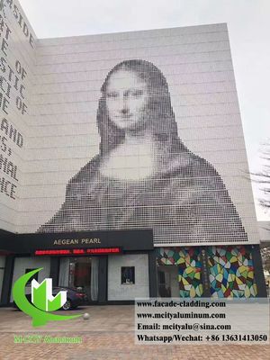 Buen precio Revestimiento peforado de paneles de fachada de aluminio con revestimiento en polvo de chapa metálica en línea