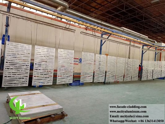 Buen precio Panel de aluminio cortado con láser y recubierto de polvo en colores RAL personalizados y tamaño 1000x2000 mm para revestimiento de fachadas en línea
