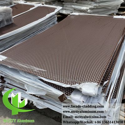 Buen precio Paneles de pared metálicos perforados pantalla de aluminio para cercas de jardín revestimiento de paredes paneles cortados por láser en línea