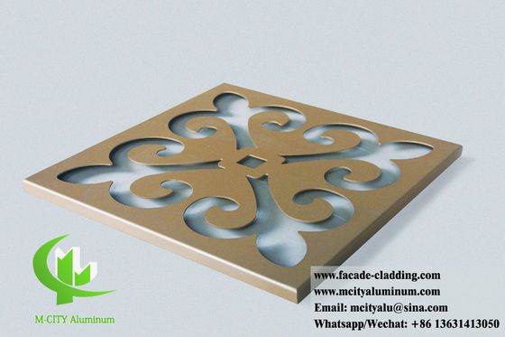 Buen precio Panel de aluminio cortado por láser con revestimiento PVDF de 3 mm de espesor para revestimiento de fachada de diseño personalizado en línea