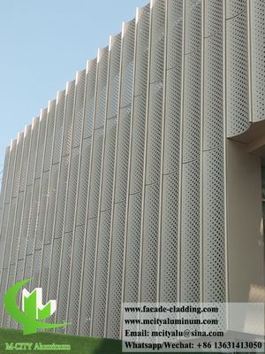 Buen precio Panel de aluminio de pantalla metálica perforada CNC para fachada de revestimiento de paredes de edificios 3 mm en línea