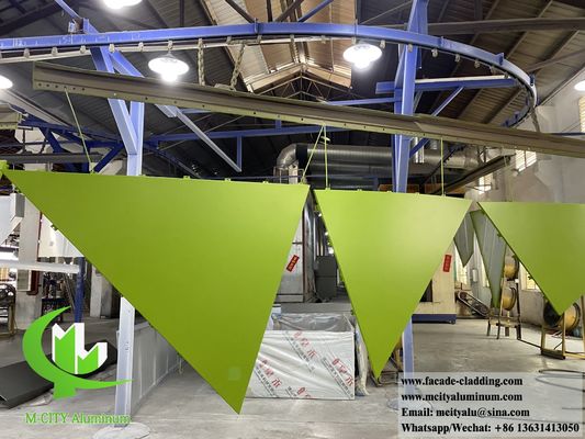 Buen precio Panel de aluminio sólido revestimiento de paredes de metal paneles de fachada de 3 mm de espesor PVDF en línea